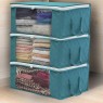 【AE145】Portable Clothes Storage Bag Organizer for Bedroom Closet - Blanket Comforters Bedding Storage Container