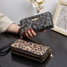 【AE111】Trendy Wristlet: Zip Around Long Wallet Women's Fashion Wallet With Zipper Pocket