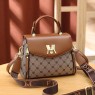 【AE51】Letter Graphic Flap Handbag, Top Handle Purse,Buckle Decor Shoulder Bag, Women's Fashion Zipper Purse
