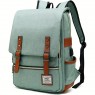 【AE191】Vintage Canvas Large Fashion Backpack with USB Charger for Travel, Outdoor - New Computer Backpack