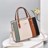【AE19】Color Block Square Hand Bag Women's Striped Shoulder Tote Bag Elegant Crossbody Purse By Brand XYZ