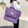 【AE131】Foldable Tote Bag with Large Capacity Gym Sports Tote Bag for Travel Weekender, Dry And Wet Separation