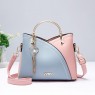 【AE176】Fashion Tassel Decor Crossbody Bag Women's Top Ring PU Leather Purse