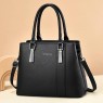 【AE63】Women's Elegant Zipper Hand Bag, Fashion Solid Color Large Capacity Shoulder Purse by Prada for Work
