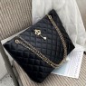 【AE168】Large Capacity Chain Tote Bag with Quilted Crown Decor Shoulder Bag for Women