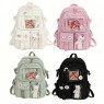【AE146】Women's Waterproof Travel Backpack with Large Capacity Multi-Pockets for College School and Laptop - Prada