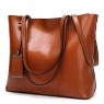 【AE140】Women's Large Capacity Faux Leather Tote Bag, Shoulder Handbag - Perfect for Work, Travel, and Everyday Use