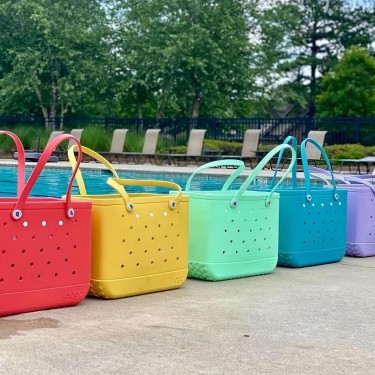 【AE133】Portable EVA Beach Bag Storage Basket for Outdoor Camping and Pet, Cross-border Shopping Bag