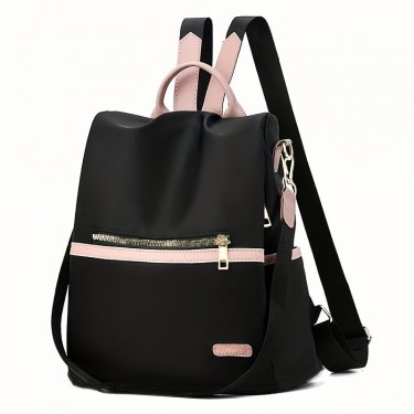 【AE203】Anti-theft Waterproof Oxford Backpack for Women, Casual Bookbag, Outdoor Shoulder Bag